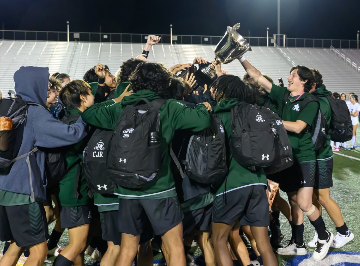 Reagan with Trophy